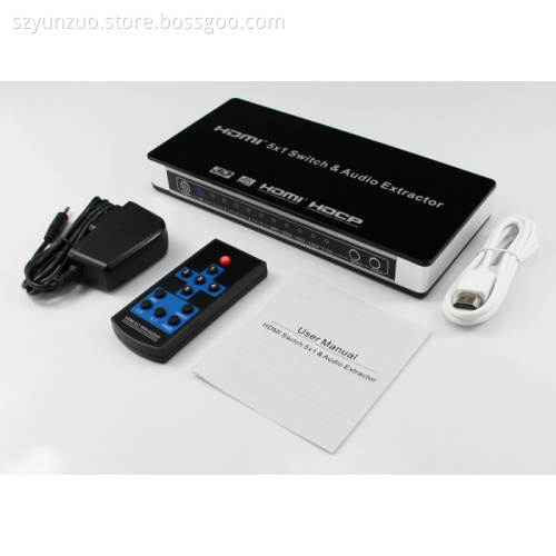 5x1 HDMI Switch 1080p